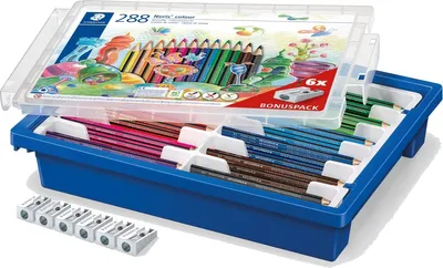 Zdjęcie produktu dla Ołówek trójkątny STAEDTLER w kolorze Noris, 288 trójkątnych pudełek, 100% PEFC, wykonany z materiału Wopex, długość: 176 mm, - 1 sztuka (187 G288)