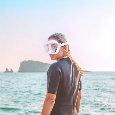 Produktbild von Tauchbrille für Erwachsene - Anti-Condens-Schnorchelbrille mit Hartglas