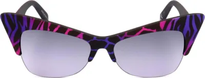 Productafbeelding van Italia Independent I I MOD. 0908 PEACH, zebraviolet, 52/17/138. Zonnebril voor dames