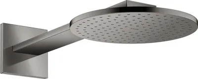 Produktbild von hansgrohe Kopfbrause 250 2jet Axor mit Brausearm, polished black chrome