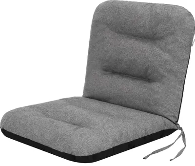 Obrázek produktu pro Zahradní polštář Natalia, polštář na židli, polštář na zahradní nábytek, polštář na zahradní nábytek, 96 cm x 48 cm -. GRAFITOVÝ ECOOLEN