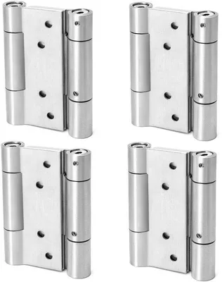 Productafbeelding van Ibenzoa® 304 roestvrijstalen scharnier voor draaideuren, met verstelbare veerkracht, draagvermogen tot 20 kg, geschikt voor cafés, winkels en salons, voor deuren tot 2538 mm dik, openingshoek 1–1,5 inch