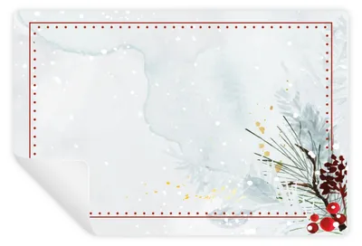 Produktbild von 25 Weihnachtsetiketten zum Beschriften - Aufkleber für Geschenke 7,4 x 5,2 cm