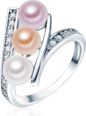 Produktbild von Valero Pearls Ohrstecker Sterling Silber Zirkonia Süßwasser-Zuchtperle 60201410 60