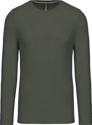 Produktbild von Kariban Mens long-sleeved crew neck T-shirt