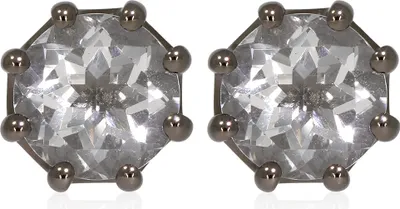 Produktbild von CB05534 Ohrstecker mit Bergkristall ca. 3,78 ct. Black Rhodium XEN
