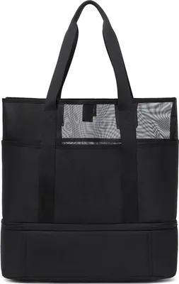 Produktbild von Strandtasche mit Kühlfach, sandabweisende Netz-Strandtasche für Damen, ideal für Pool, Schwimmbad, Reisen und den täglichen Gebrauch, mit 8 robusten Fächern