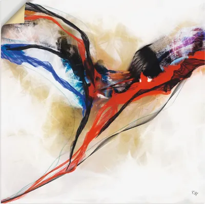 Produktbild von ARTland Wandbild, selbstklebend Engel - abstrakt I Größe: 70x70 cm