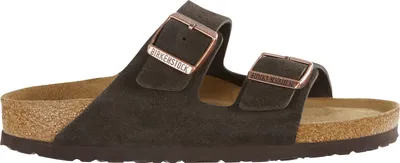 A single Birkenstock sandal is shown against a white background.