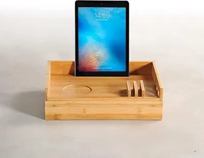 Image de Table de chevet 24 x 33,7 x 9,5 cm en bois