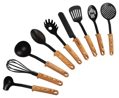 Produktbild von STONELINE 17898, 9 Stück(e), Schwarz, Braun, 180 °C