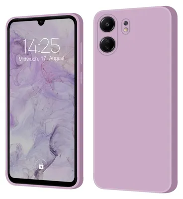 Produktbild von Hülle für Xiaomi Redmi 13C Case Cover Bumper Smartphone Softgrip Schutzhülle Farbe: Lila