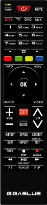 Produktbild von Original/Ersatz GigaBlue Fernbedienung V2 / E2 Receiver
