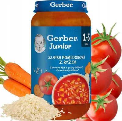 Zdjęcie produktu dla Gerber Zupka pomidorowa z ryżem 250g