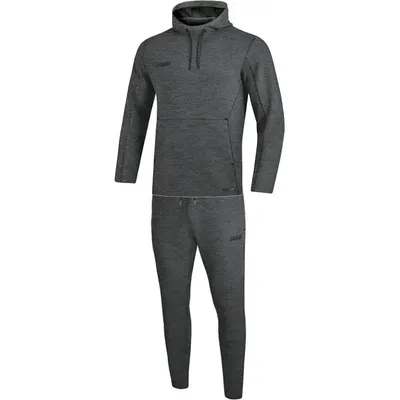 Produktbild von JAKO Unisex Jogginganzug Premium Basics mit Kapuzensweat, Farbe:anthrazit meliert, Größe:XXL