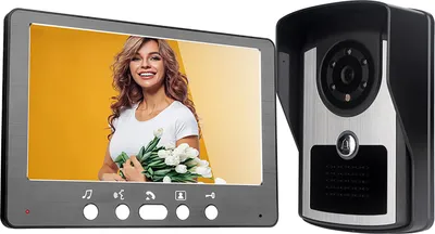 Zdjęcie produktu dla Inteligentny dzwonek do drzwi WiFi Wideodomofon z kamerą Wideodomofon z 7-calowym ekranem LCD Obsługa zdalnego odblokowania TUYA APP