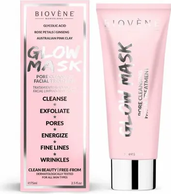 Image de Biovene Glow Mask Pore Cleansing Facial Treatment 75ml
