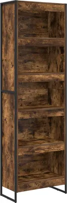 Produktbild von Bücherregal 60 x 30 x 189,5 cm Holzwerkstoff Raucharbe