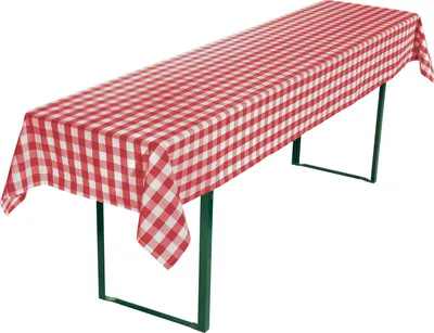 Produktbild von REDBEST Biertisch Tischdecke Nashville" rot 90x260 cm"