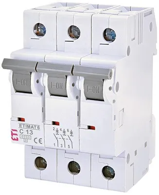 Immagine prodotto di Interruttore automatico ETI Etimat 6, 3p, C13