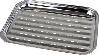 Image de Edco Plaque de cuisson en acier inoxydable BBQ Plaque de cuisson Griller Griller