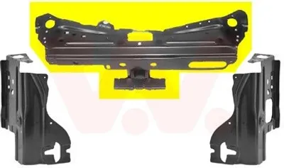 Produktbild von VAN WEZEL 4371663 Schlossträger Frontmaske für RENAULT TWINGO II (CN0) Frontverkleidung