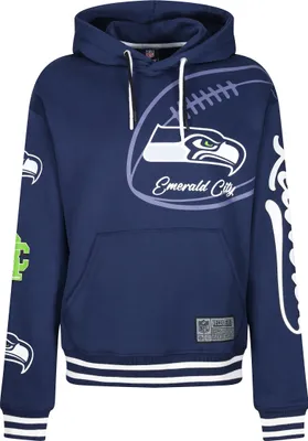 Zdjęcie produktu dla Odzyskana bluza z kapturem NFL Seahawks Emerald City für alle Seattle Seahawks-Fans Navy S