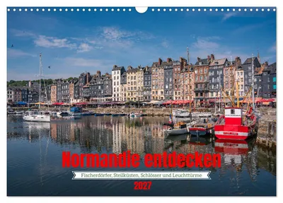 Produktbild von Normandie entdecken (Wandkalender 2027 DIN A3 quer), CALVENDO Monatskalender