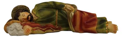 Produktbild von Heiligenfigur Schlafender Jesus 13 cm Polyresin Deko Figur Christlich
