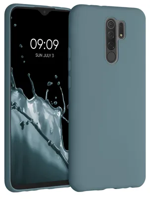 Produktbild von kwmobile Handyhülle für Xiaomi Redmi 9 Hülle - weiches Handy Silikon Case - Schutzhülle Cover - Arctic Night