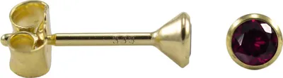 Produktbild von Kelchohrstecker Gold mit Rhodolit