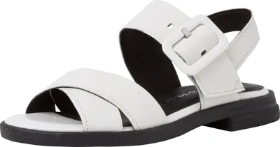 Produktbild von MARCO TOZZI PREMIO 2-2-28163-36/110 WHITE/BLACK Riemchensandalen  FS 2021, Spocc:38