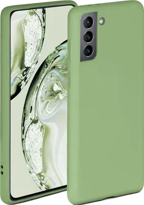 Produktbild von Soft-Case für Samsung Galaxy S21 Plus, Farbe:Bambusgrün