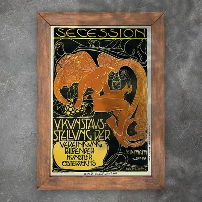 Produktbild von Wandposter - Jugendstil Wien - A2 (42 cm x 59,5 cm)