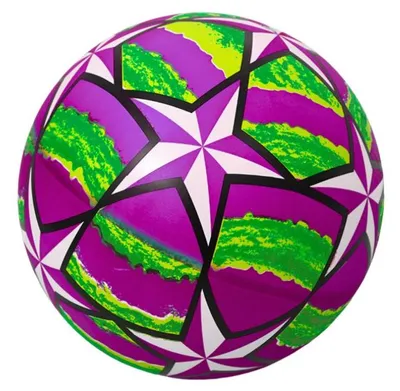 Zdjęcie produktu dla Leantoys – gumowa piłka Bright Stars, fioletowa, 24 cm