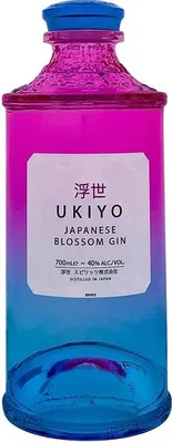 Produktbild von Ukiyo Japanese Blossom Gin 700ml 40% Vol.