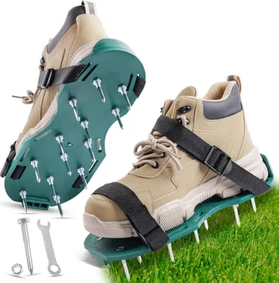 Obrázok produktu pre Prevzdušňovač trávnika - Prevzdušňovač trávnika - Prikrolle - Prevzdušňovanie trávnika - Prikschuhe