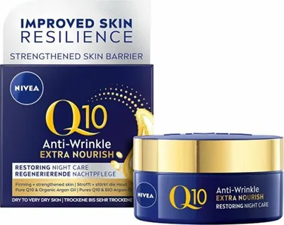 Obrázok produktu pre Výživný nočný krém proti vráskam Q10 Power (Extra výživný nočný krém proti vráskam) 50 ml