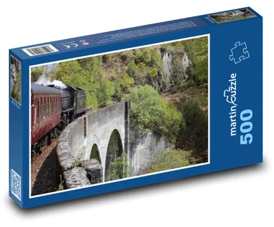 Zdjęcie produktu dla Puzzle 500 Parowóz na akwedukcie - martinpuzzle
