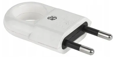 Zdjęcie produktu dla Urz3013 Wtyczka Plaska Z Uchwytem Biala Wtp2C