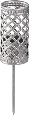Produktbild von Elegante Stabkerzenhalter aus Metall für stilvolle Tischdekoration, 4 Stück