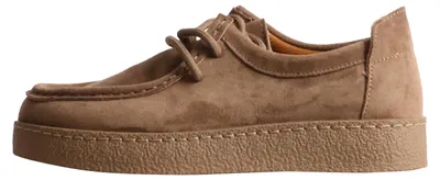 Produktbild von Mokassins mit Schnürung, runder Schuhspitze und flachem Absatz