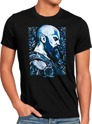 Produktbild von style3 Nothern God Herren T-Shirt action adventure kratos sparta