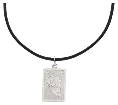 Produktbild von JuwelmaLux Sternzeichen Anhänger mit Lederkette 925 Silber Jungfrau JL14-05-0049