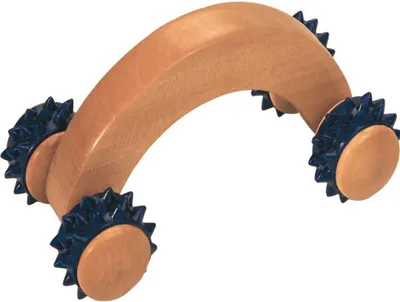 Produktbild von Holz-Massagehandroller Croll & Denecke 4, Massageroller, Massagegerät