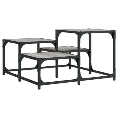 Produktbild von vidaXL Couchtisch Grau Sonoma 68x68x40 cm Holzwerkstoff