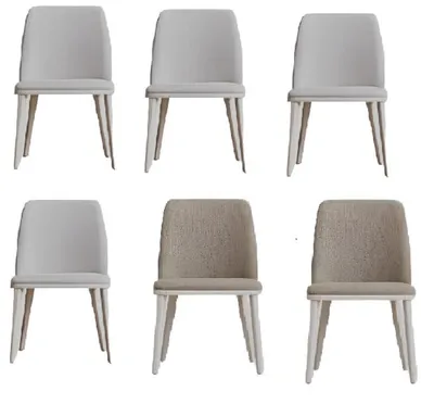 Produktbild von Esszimmer Set Tisch 6 Stühle Modernes Designer Möbel Set