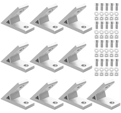 Produktbild von Set aus 10 Eckwinkeln für 30 mm Aluminiumprofile