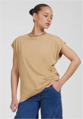Obrázok produktu pre Urban Classics Dámske tričko s krátkym rukávom Bemi béžová S