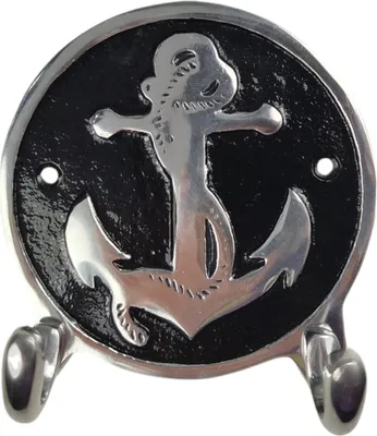 Produktbild von Anker Plakette Kleiderhaken aus Metall